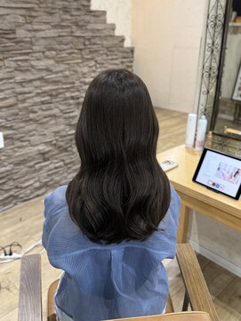 ヘア カンパニー トワ 千葉店(TOWA) 千葉/千葉駅/ダブルカラー/オリーブグレー/黒髪/ヘッドスパ