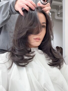 バベル アット フルリール 甲子園口(BABEL at fleurir) 抜け感グレージュ×レイヤーカット