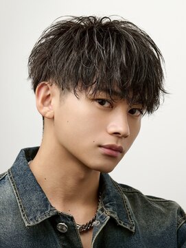 オーシャントーキョー 原宿(OCEAN TOKYO) ツイストスパイラルパーマメンズラウンドマッシュショート