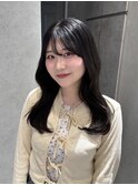 透明感アッシュカラー