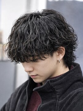 オーバル ジングウマエ(OVARL jingumae) 波巻きシャドウパーマ/フェザーパーマ/メンズパーマ