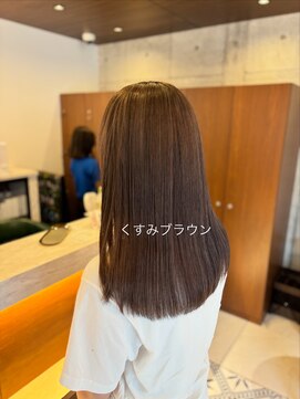 ヘアデザイン アクスト 西宮北口本店(HAIR DESIGN axt) くすみロング