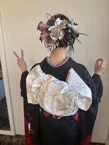ストレートパーマ専門店 ビタミナポストマン 成人式ヘアセット