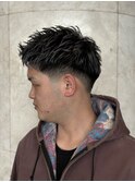テーパーフェードショート