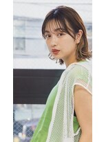 ブティック 茨木店(boutique) ミルクティーベージュグレージュタッセルボブセミロング