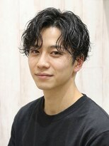 銀座マツナガ 浅草店 清潔感◎夏カラー×カジュアルアップバングパーマで垢抜け