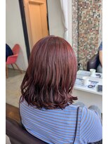 アズーア ヘアーアンドスパ(azure hair&spa) 明るめレッドブラウン