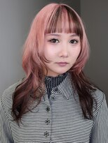プネル 渋谷(PUNEL)&nbsp;渋谷　ピンクミルクティーベージュ/ロングウルフ/ローライト