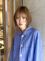 フィルムス ヨコハマ プラス(FILMS 横浜 +)&nbsp;ミルクブラウン/ボブ/オリーブページュ/ブリーチなし/横浜+