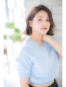 カノン(canon) 【canon】耳かけでラフに☆ブラントカットボブ