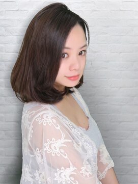 テラス 岡本店(TERRACE) .黒髪×ワンカールボブ