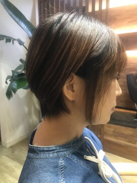 ヘア アトリエ マム(hair atelier mum) モテボブ