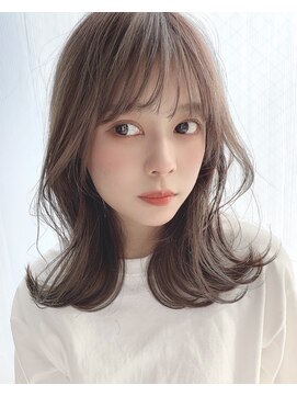 アリスバイアフロート 自由が丘(ALICe by AFLOAT) 小顔くびれヘア（前髪イメチェンラベンダーカラー）