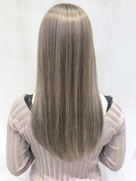 アイティーバイアルバム 八王子店(IT by ALBUM) ハイライトロング_かきあげロングマロンベージュ_ba319751