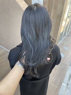 サク(Sac.) 【暗髪】×【ブルーグレージュ】Sac.恵比寿　栃木優佑