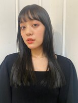 ガーランド (Garland)&nbsp;[Garland/表参道]ストレートロング透明感ブラックカラー