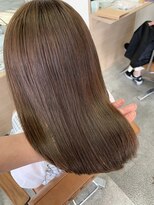 シェノン 武庫之荘(CHAINON)&nbsp;髪質改善/グレージュカラー/黒髪/ココアベージュ/ボブウルフ