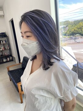 セロ(SELO) フェイスフレーミングで作るブルーグレー