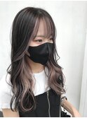 インナーカラー◎ピンクベージュ  stylist 大須賀裕矢