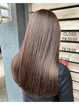 サロンドカスティーロ(salon de castillo)&nbsp;大人可愛いナチュラルストレートツヤ髪アッシュブラウン