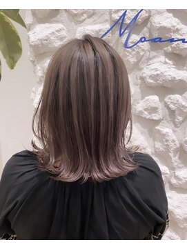 モアナ バイ ヘッドライト大宮店(Moana by HEADLIGHT) Moana【大宮】#髪質改善カラー#ミルクティーベージュ#ボブ