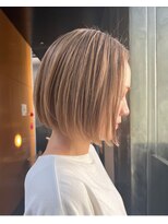 シェリ ヘアデザイン(CHERIE hair design)&nbsp;ボブ×ベージュ