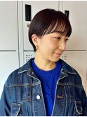 レディなショート♪マッシュショート×ローズカラー