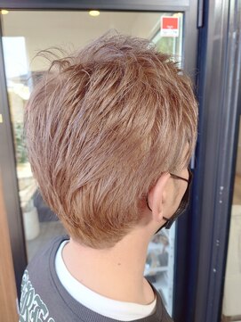 ルシードスタイル リム(LUCIDO STYLE Rim) ハイトーンベージュ×メンズスタイル