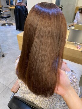 ジーナ 船橋(Zina) 髪質改善＊ロングレイヤーグレーベージュ＊美髪【Zina船橋】