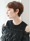 40代50代小顔前髪イメチェンアンブレラカラーショート