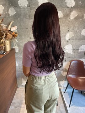 ソワ 四日市(soie) 【soie/shiho】秋冬ボルドーカラー