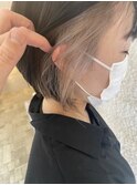 インナーカラー×ショートボブ