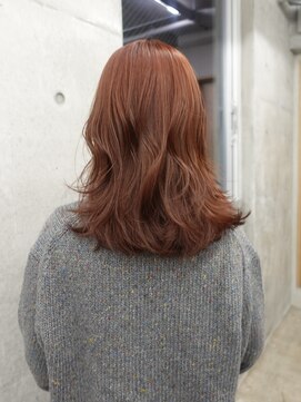 ネアー 新潟(NEER) ブリーチ無しオレンジ◯オレンジカラー◯ミディアムレイヤー