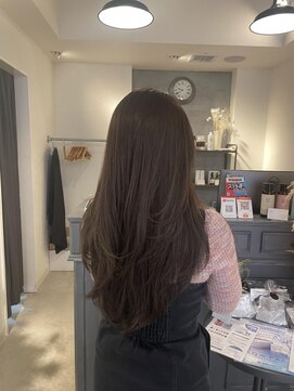 ウルヘアー(ULU hair) レイヤーカット☆透明感チョコレートグレージュ