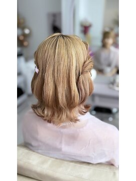 ナコプラス(naco+) ヘアセット（ハーフアップ、ハーフツイン）