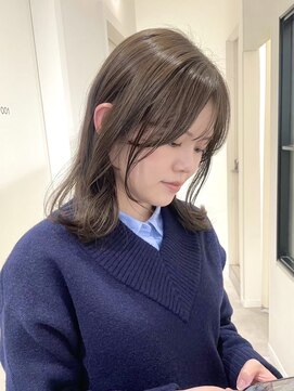 マッシュ 天王寺あべの(MASHU) 【艶カラー】ブリーチなしで作る透明感ベージュ