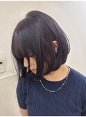 アプリコットオレンジ/くびれヘア/ウェーブショート［新潟］