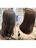 【学割U24限定♪髪質改善ケラスターゼストレート＋小顔カット＋TR】￥30980