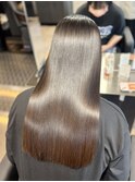 地毛風ナチュラルストレート × 艶髪髪質改善