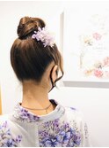 浴衣　ヘア着付け