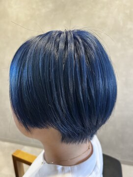 ルアン(LOUEN) ブリーチonカラー　ネイビーブルー