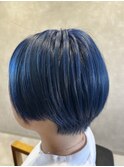 ブリーチonカラー ネイビーブルー