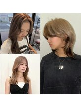 【デザインカット/ハイトーンカラー/艶髪】stylist 石倉鈴華　@hart_ririca