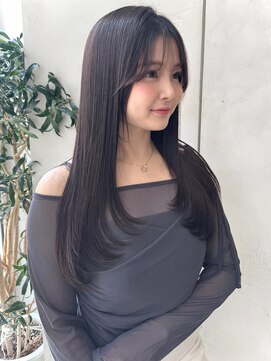 ザックラフィネ(ZACC raffine) ワンカール/レイヤーカット/縮毛矯正/顔まわりカット/ミディアム