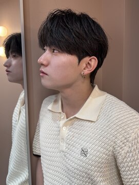 ルク(LUC) シースルーマッシュ曲がる縮毛矯正ニュアンスパーマダウンパーマ