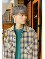 コポル(Copol)&nbsp;メンズハイトーンショート×ミルクティーグレージュ