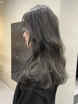 ヘアー アイス ルーチェ(HAIR ICI LUCE) ブリーチなしカラーオリーブベージュ冬カラー透明感カラー/今枝