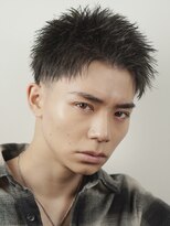 オーシャントーキョー ホワイト 原宿(OCEAN TOKYO WHITE)&nbsp;黒髪刈り上げアップバングスパイキーショート