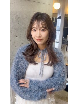 オリーブフォーヘアー(olive For hair) 艶髪アッシュベージュ×レイヤーカット