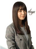 ナチュラルストレート